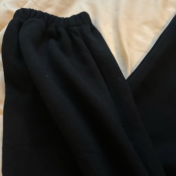 Varley Jessie Double Soft Jersey Zip Front Jumpsuit Black Long Sleeve - Picture 15 of 16